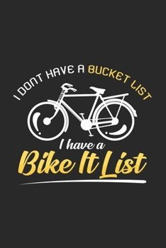 I have a bike it list: 6x9 Dutch Bicycle | grid | squared paper | notebook | notes