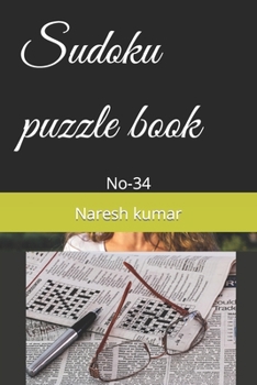 Paperback Sudoku puzzle book: No-34 Book