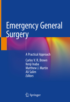 Hardcover Emergency General Surgery: A Practical Approach Book