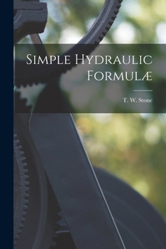 Paperback Simple Hydraulic Formulæ Book
