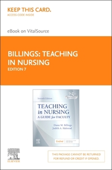 Printed Access Code Teaching in Nursing - Elsevier eBook on Vitalsource (Retail Access Card): Teaching in Nursing - Elsevier eBook on Vitalsource (Retail Access Card) Book