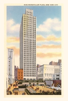 Paperback Vintage Journal Rockefeller Plaza, New York City Book