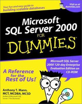 Paperback Microsoft? SQL Server? 2000 for Dummies? [With CDROM] Book