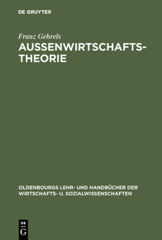 Hardcover Außenwirtschaftstheorie [German] Book