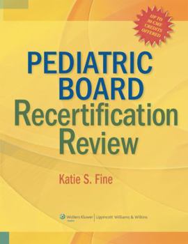Paperback Pediatric Board Recertification Review Book