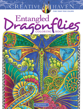 Paperback Creative Haven Entangled Dragonflies Coloring Book