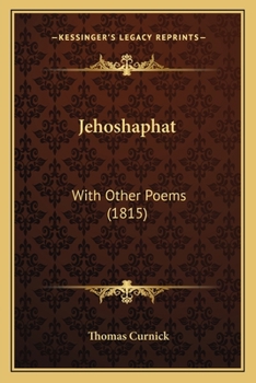 Paperback Jehoshaphat: With Other Poems (1815) Book