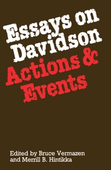 Paperback Essays on Davidson: Actions and Events Book