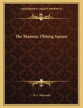Paperback The Masonic Oblong Square Book