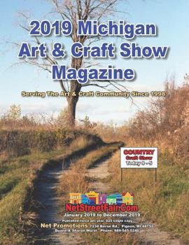 Paperback 2019 Michigan Art & Craft Show Magazine Book