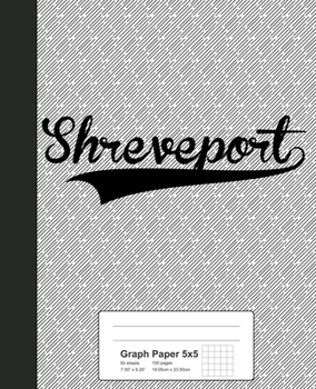 Paperback Graph Paper 5x5: SHREVEPORT Notebook Book