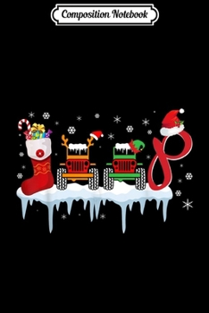 Composition Notebook: Jeeps Christmas Santa Claus And Reindeer Gift Xmas Pajama  Journal/Notebook Blank Lined Ruled 6x9 100 Pages