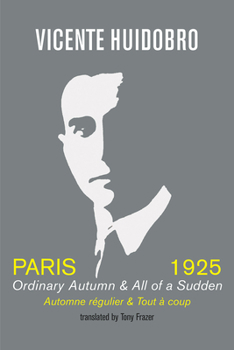 Paperback Paris, 1925: Ordinary Autumn & All of Sudden Book