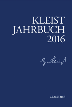 Paperback Kleist-Jahrbuch 2016 [German] Book