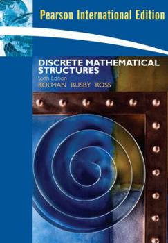 Paperback Discrete Mathematical Structures. Bernard Kolman, Robert C. Busby and Sharon Cutler Ross Book