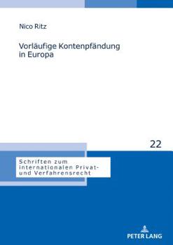 Hardcover Vorlaeufige Kontenpfaendung in Europa [German] Book