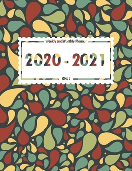 Paperback 2020 Planner Weekly and Monthly: January to December: Water Colors Cover (2020 Simple Planners) Book
