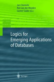 Hardcover Logics for Emerging Applications of Databases Book