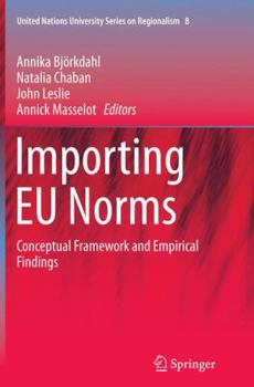 Paperback Importing EU Norms: Conceptual Framework and Empirical Findings Book