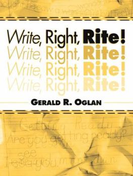 Paperback Write, Right, Rite! Book