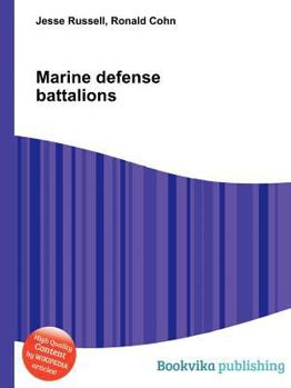 Paperback Marine Defense Battalions Book