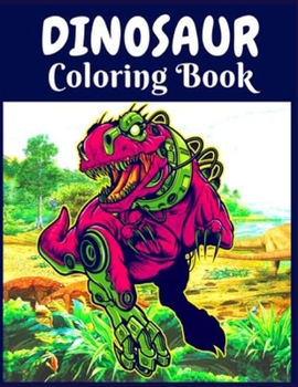 Dinosaur coloring book: Coloring book for kids with dinosaurs with ornaments. Prehistoric Animals World