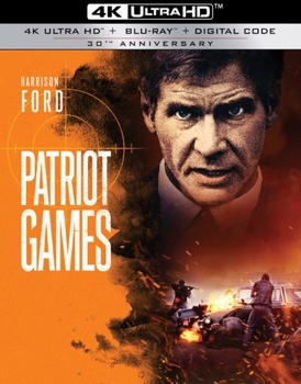 4K Ultra HD Patriot Games Book