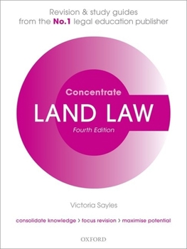 Paperback Land Law Concentrate: Law Revision and Study Guide Book