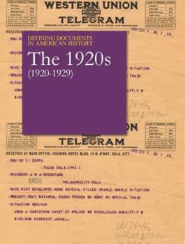 Hardcover Defining Documents in American History: The 1920s (1920-1929): Print Purchase Includes Free Online Access Book