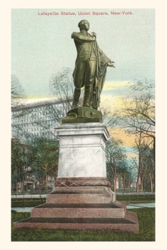 Paperback Vintage Journal Lafayette Statue, Union Square, New York City Book