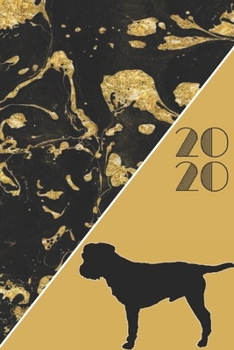 2020: 2020 Sunday Start Monthly Calendar and Organizer | Border Terrier Gift for Women