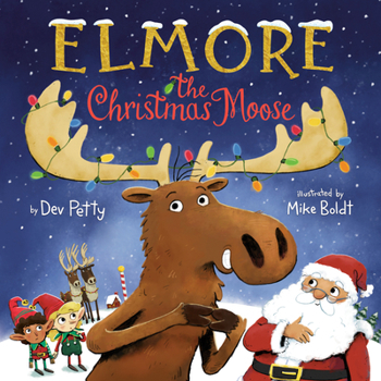 Library Binding Elmore the Christmas Moose Book