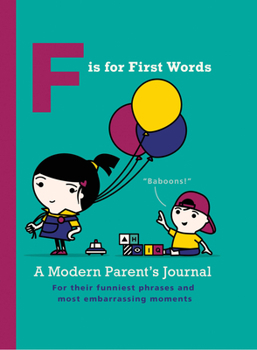 Paperback F Is for First Words: Journal Book