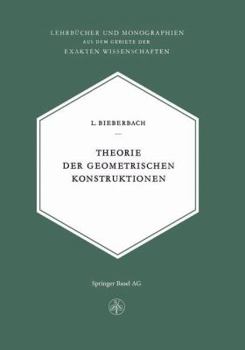 Paperback Theorie Der Geometrischen Konstruktionen [German] Book