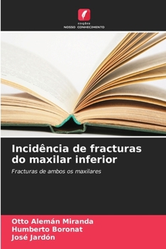 Paperback Incidência de fracturas do maxilar inferior [Portuguese] Book