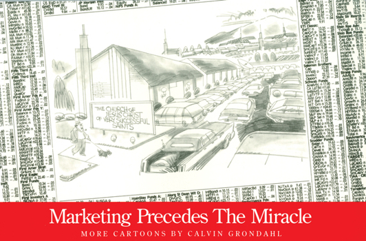 Paperback Marketing Precedes the Miracle: More Cartoons Book