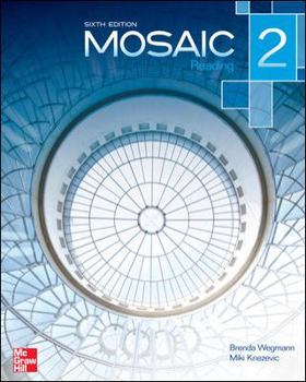 Paperback Mosaic Level 2 Reading Student Book Plus Registration Code for Connect ESL Book