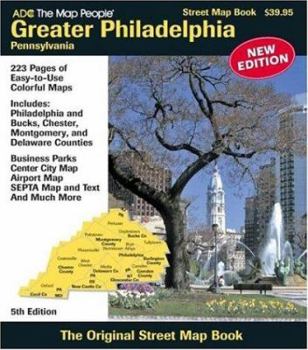 Spiral-bound Greater Philadelphia Pennsylvania Street Map Book