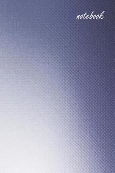 Paperback Notebook: Professional Blue & White Simple Design Book