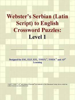Webster's Serbian (Latin Script) to English Crossword Puzzles : Level 1
