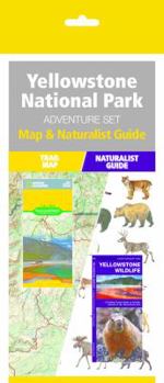 Paperback Yellowstone National Park Adventure Set: Trail Map & Wildlife Guide Book
