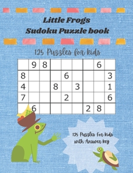 Paperback Little Frogs Sudoku kids Puzzle Book