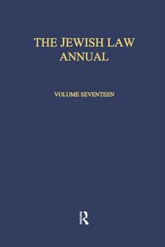 Hardcover The Jewish Law Annual Volume 17 Book
