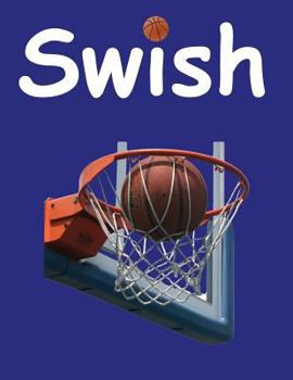 Paperback Swish College Ruled Notebook-White Marker Lettering-Dark Blue Book