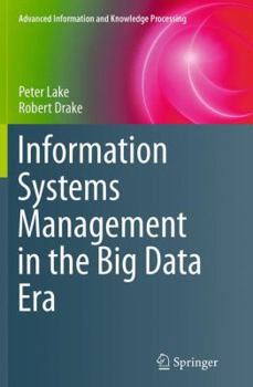 Paperback Information Systems Management in the Big Data Era Book