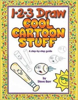 Paperback 1-2-3 Draw Cool Cartoon Stuff Book