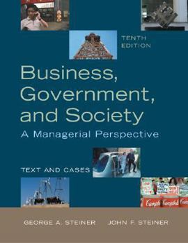 Hardcover Business, Gov't and Society 10 Book