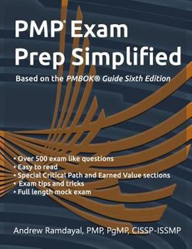 Paperback PMP Exam Prep Simplified: Based on PMBOK® Guide Sixth Edition Book