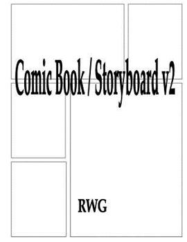 Paperback Comic Book / Storyboard v2: 50 Pages 8.5" X 11" Book