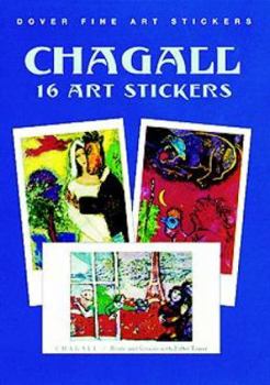 Paperback Chagall: 16 Art Stickers Book